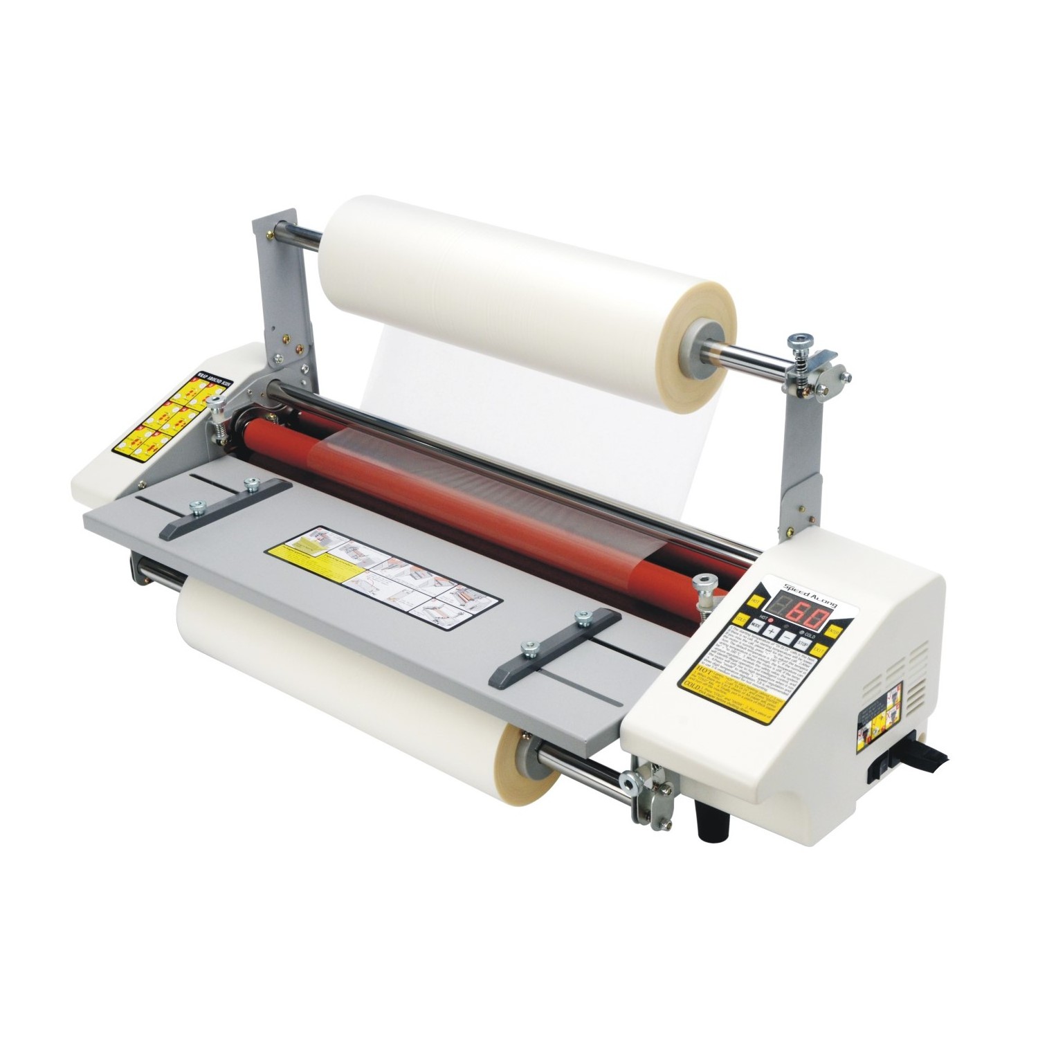 Hot sell double sides adjustable speed manual a2 a3 a4  hot cold lamination laminator machine laminating machine prices