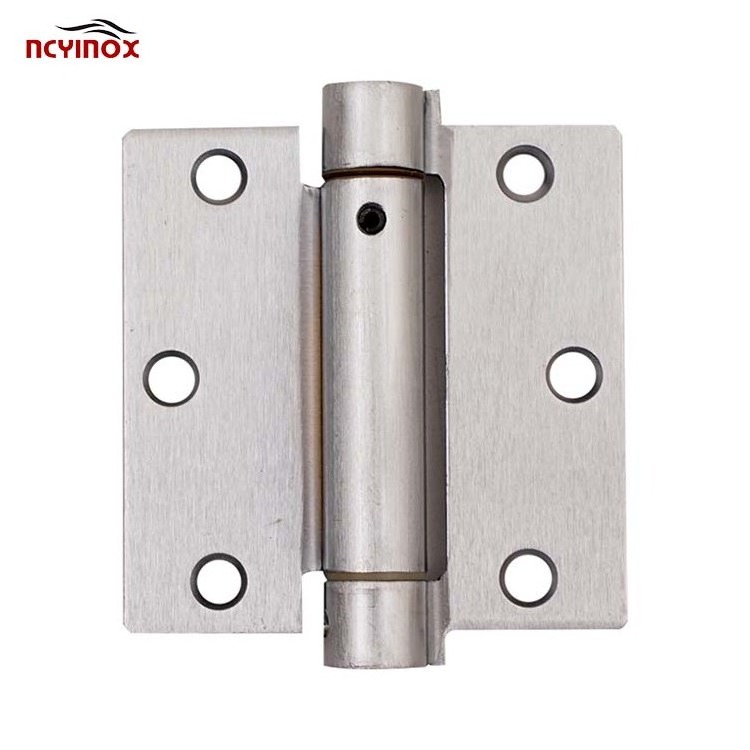 Furniture Oven Brass Welded Spring Pivot Swing Wood Door Closer Hinges for Solid Wooden Door