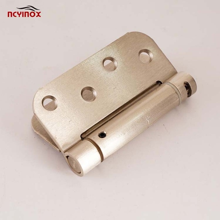 Furniture Oven Brass Welded Spring Pivot Swing Wood Door Closer Hinges for Solid Wooden Door