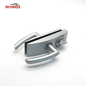 Aluminium Glass Door Lock for glass door precision casting Shower door locks