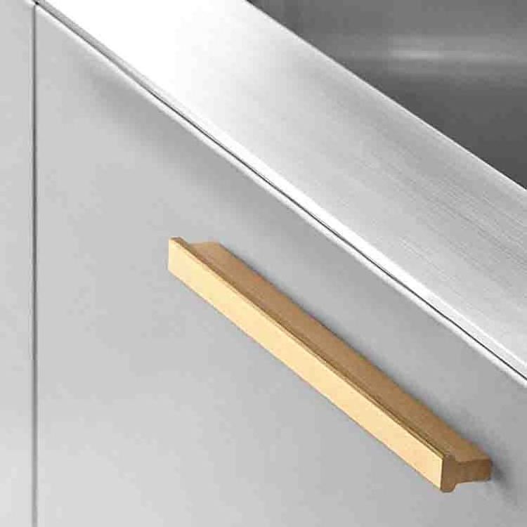 Brushed Brass Kitchen Cabinet Handles Gold Kitchen Hardware for Cabinet Drawer Pulls