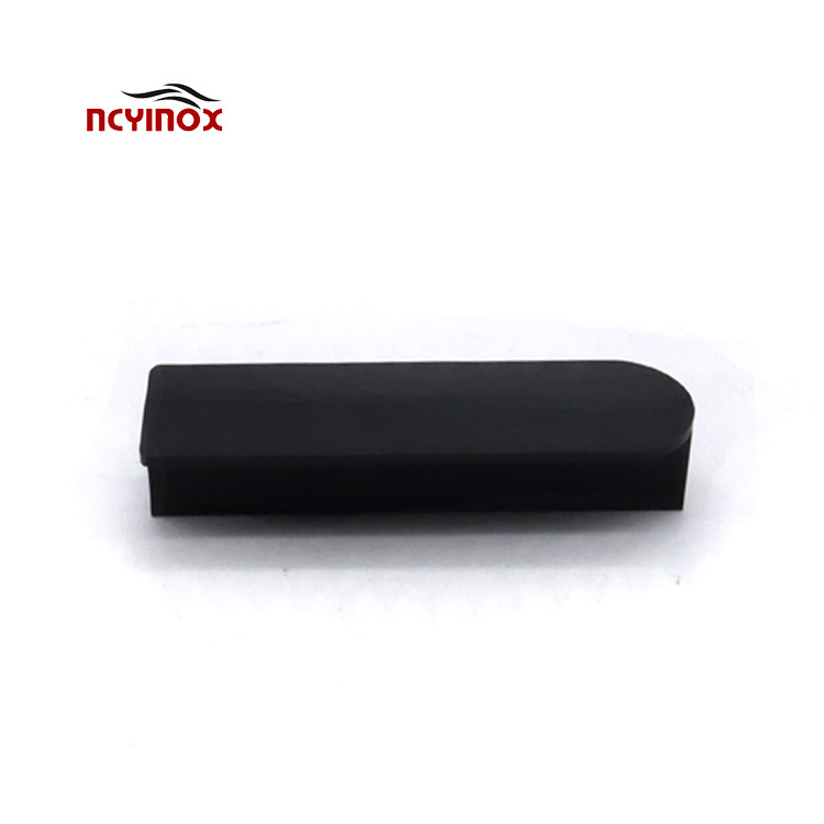 Modern Sample Furniture Handles Black Hidden Cabinet Handle Kitchen Zinc Alloy Furniture Handle Pulls