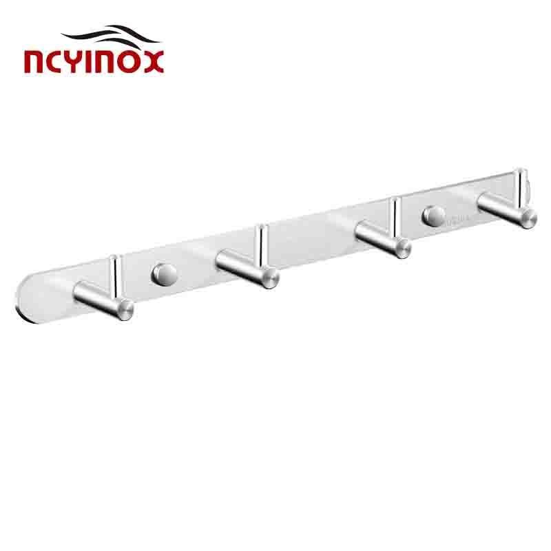 Wall Coat Rack Coat Hooks  Stainless Steel best Adhesive Bathroom Metal coat Wall hook