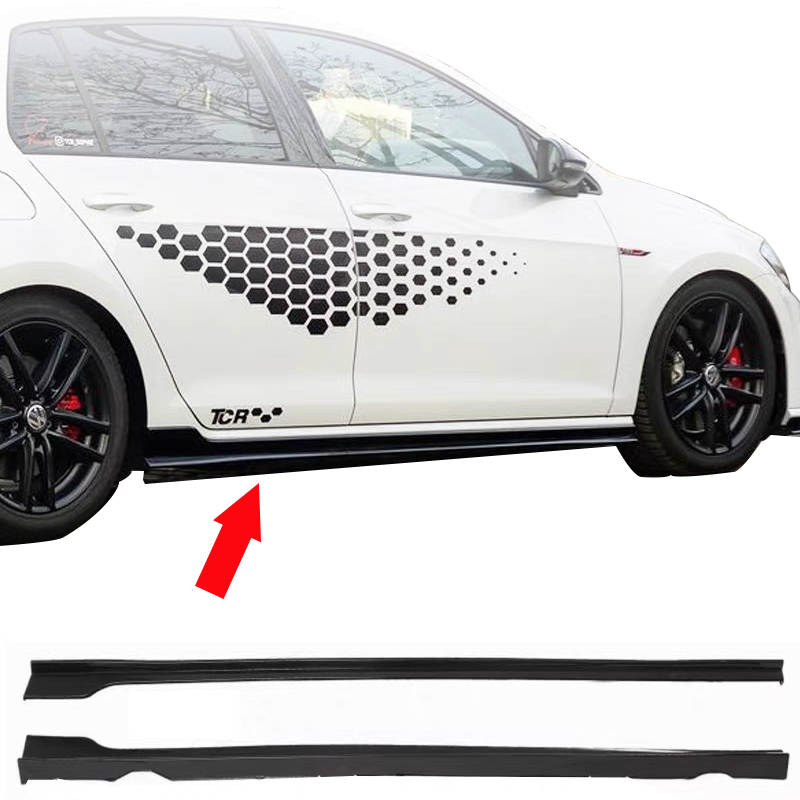 TCR Body Kit For VW Golf 7.5 GTI Model Body Kit Side Skirt for Classic Auto Parts