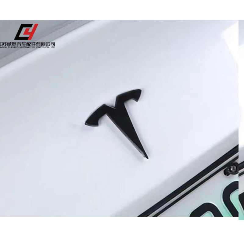 Car Badge Decals for Front Back Decorative Logo Rear Tail Label Exterior Accessories For Tesla Model 3/Y