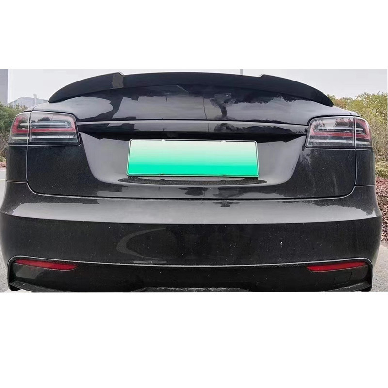 Rear Trunk Spoiler Tail Wing ABS Style Fit for  Carbon Fiber Tesla Model S 2014+  Rear Spoiler for car accessories