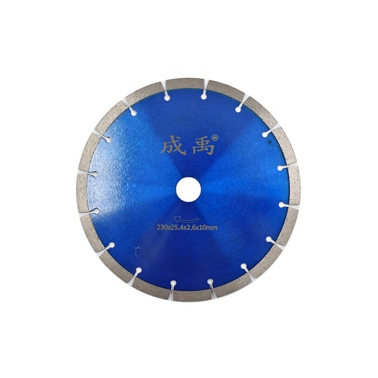 Quality metal combined with segmented diamond saw blades for cutting and grinding stone granite marble concrete