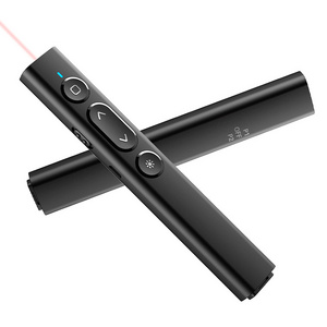 New Design Multi-functions Amazon hot sell 2.4G Wireless Presenter Laser Pointer with recharging battery