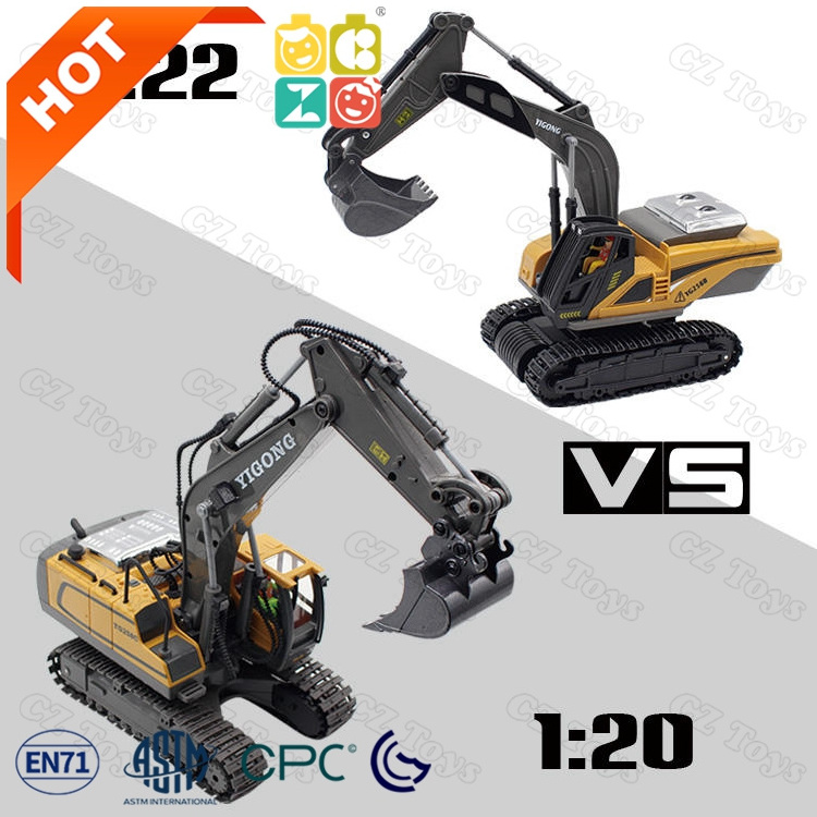 Amazons Best Seller list 1/8 RC Hydraulic Excavator Toy Radio Control Car Remote Control Rc Excavator Toys For Boys