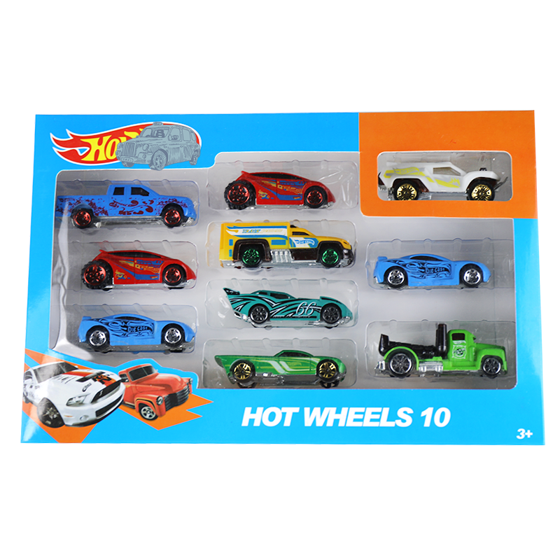 Wholesale 1/64 Wheels Diecast Car Hot Free Wheel Children's Alloy Toy Model Kit Car