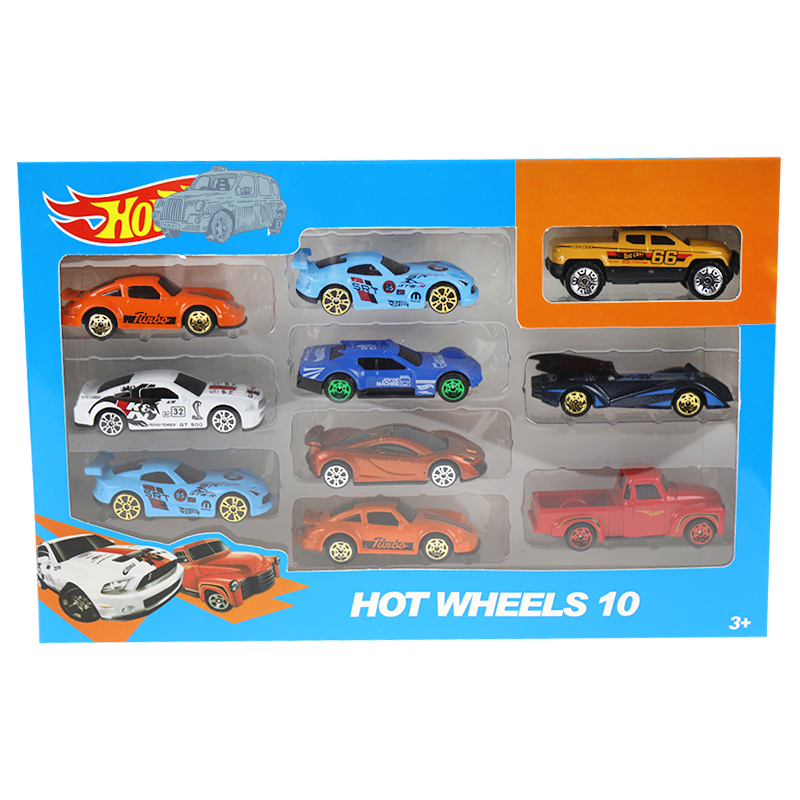 Wholesale 1/64 Wheels Diecast Car Hot Free Wheel Children's Alloy Toy Model Kit Car