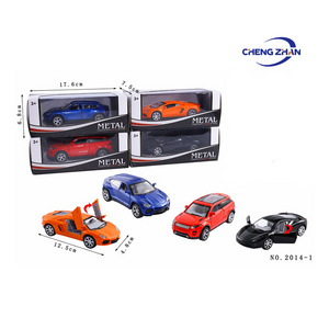 Alloy car Racing Style Diecast Car Toy Metal Car Model for Kids Hot Free Wheel children toys small gifts transportation toys