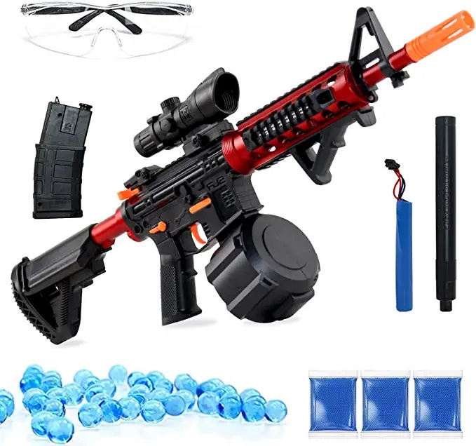 M416 M4A AK M416D New Toy Best Selling Electric Gel Gun Splatter Automatic Gel Jelly Ball Gun Splatter Orbeezs Gun Blaster Rifle