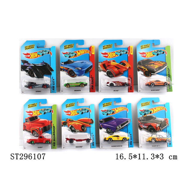 Hot Free Wheels Original Genuine 72PCs/Set Diecast Cars Mixed Random Alloy Car Set Truck Model Toys 1:64 Wheels Diecast Toys