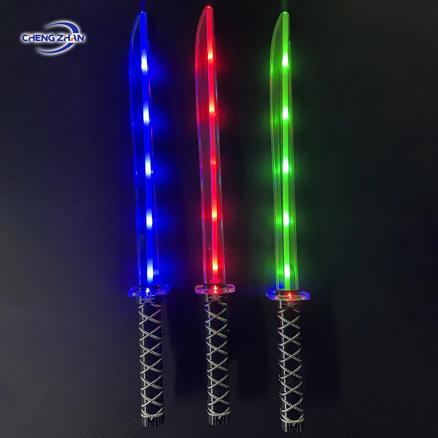 Led toys light up ninja sword with sound light saber light toy for kids toys plastic party decorations.