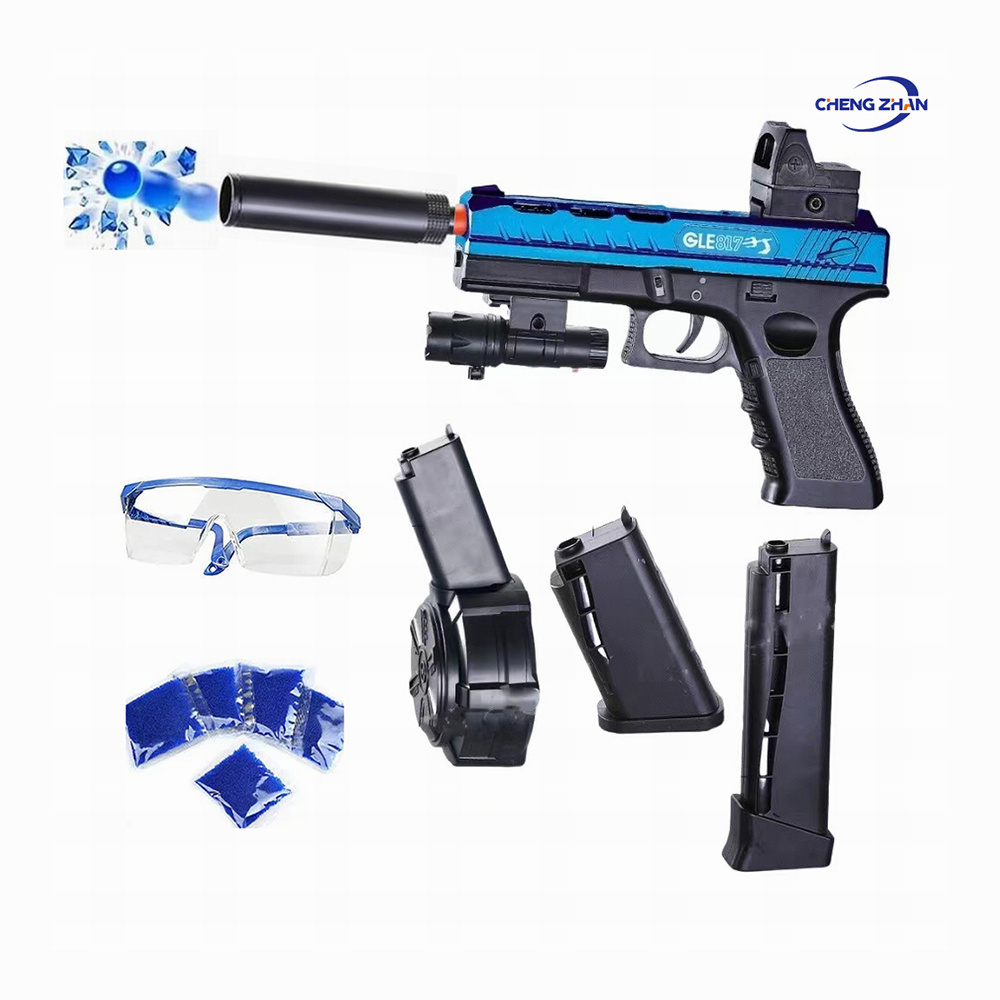 3in1 Auto Shooting Splatter Ball Airsoft Electric Toy Gun Water Beads Weapon Pistol Outdoor Sports Gel Blaster