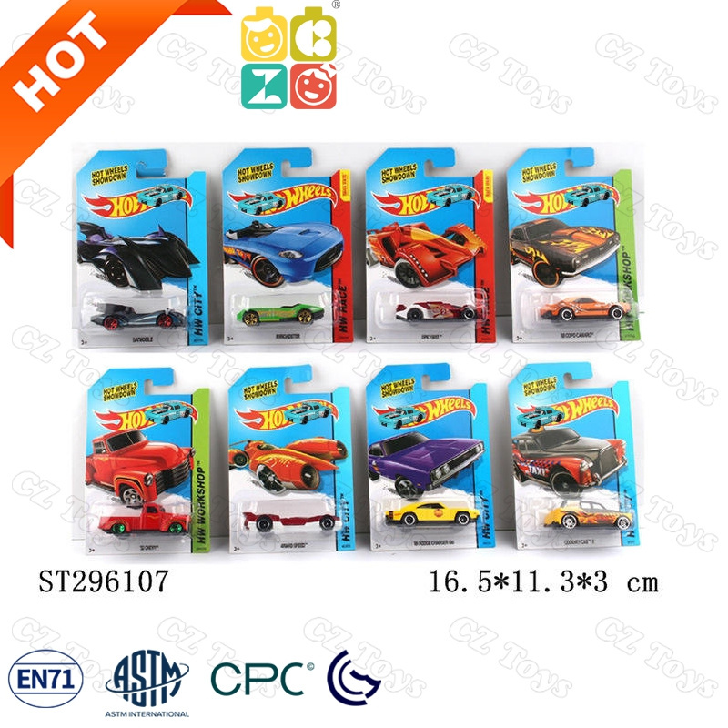 Hot Free Wheels Original Genuine 72PCs/Set Diecast Cars Mixed Random Alloy Car Set Truck Model Toys 1:64 Wheels Diecast Toys