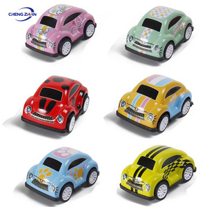 1:64 Metal cartoon car alloy pull back vehicle mini die cast car toy