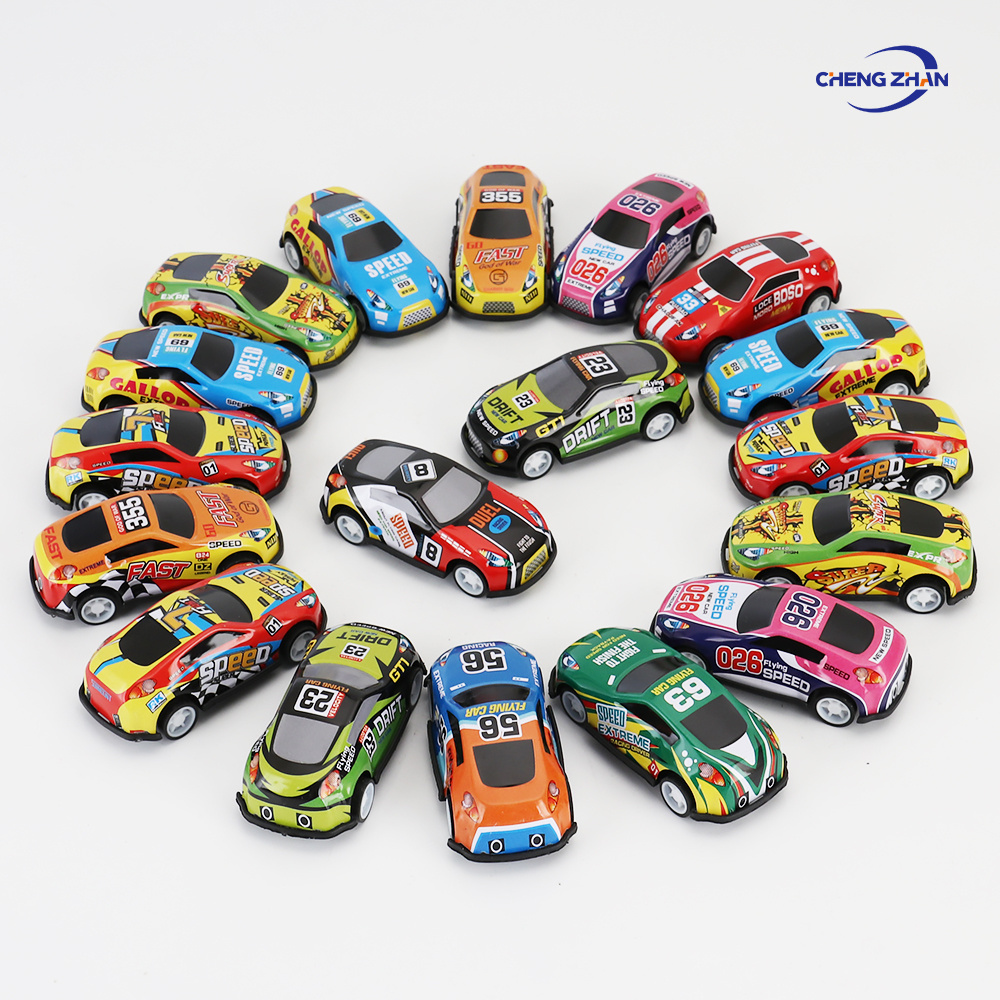 Wholesale 1:64  Hot Free Wheel Diecast Car Pull Back Mini Toy Car Scale Hobby Model Toy Model Vehicles wind-up toy