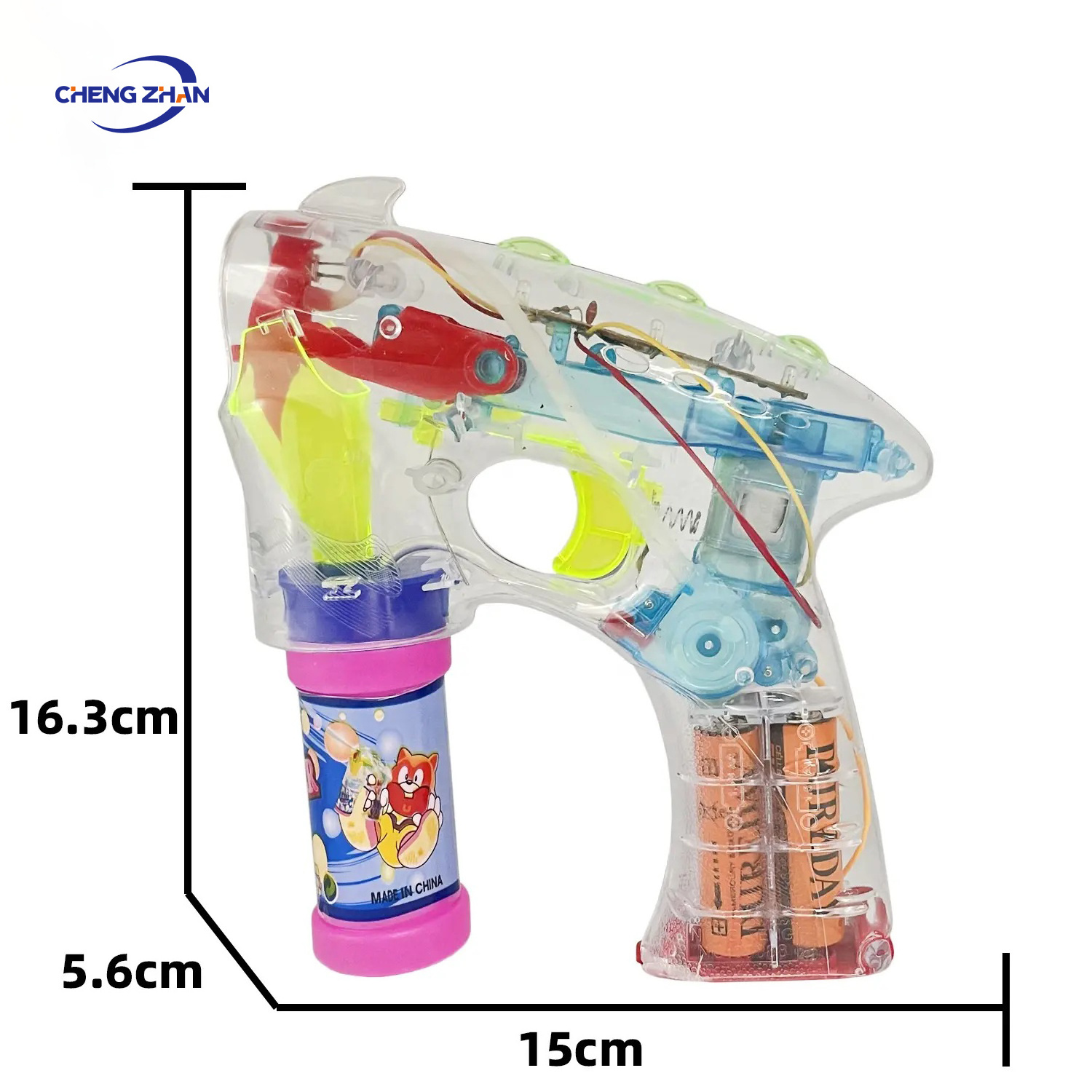 Light Up Bubble Toys 4 Led bubble gun Transparent Space Bubble Gun For Kids Children's Outdoor Sports Toys