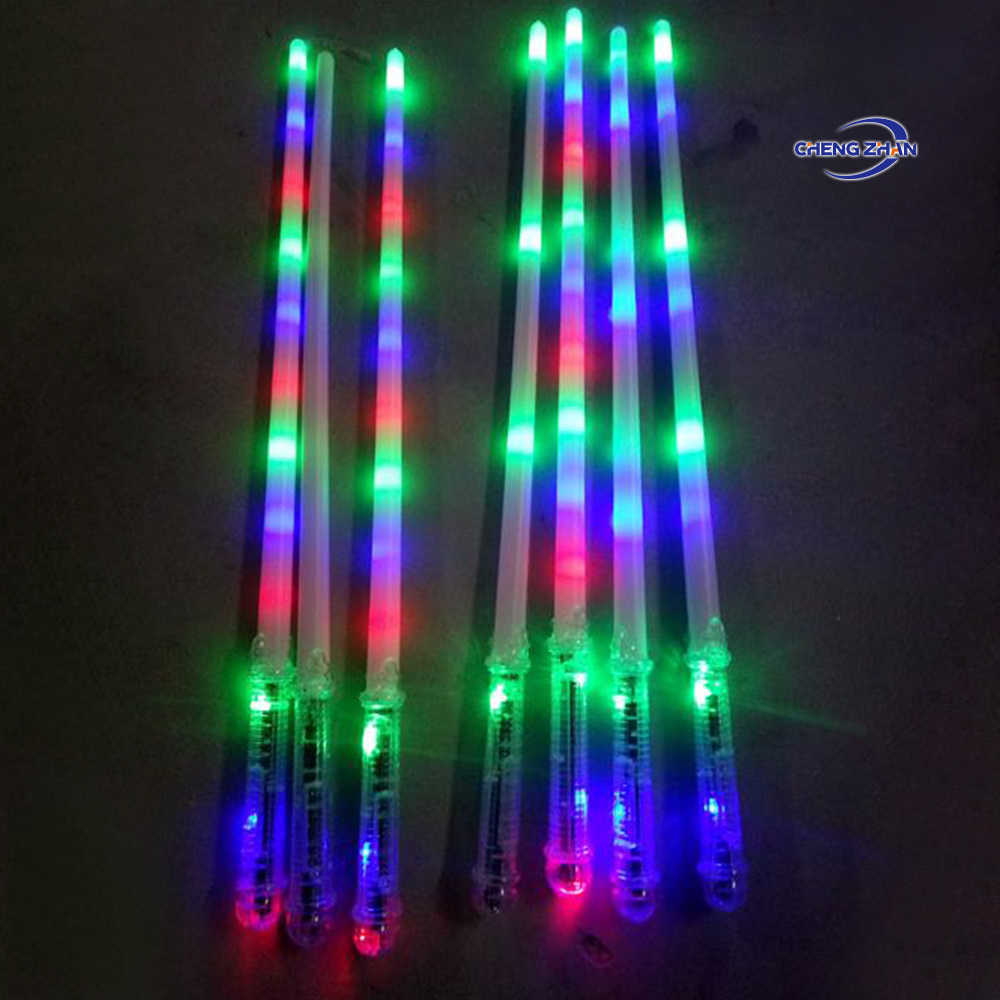 Factory Wholesale High Brightness Led Light Laser Swords Toy Flashing Light Up Toys for Kids glowing luminous sword star