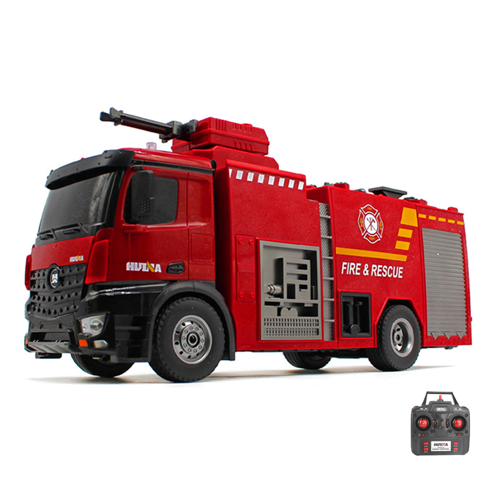 Huina 1562 1/14 Scale Radio Control Toys 22CH Simulation RC Fire Engine Fire Truck With Water Spray