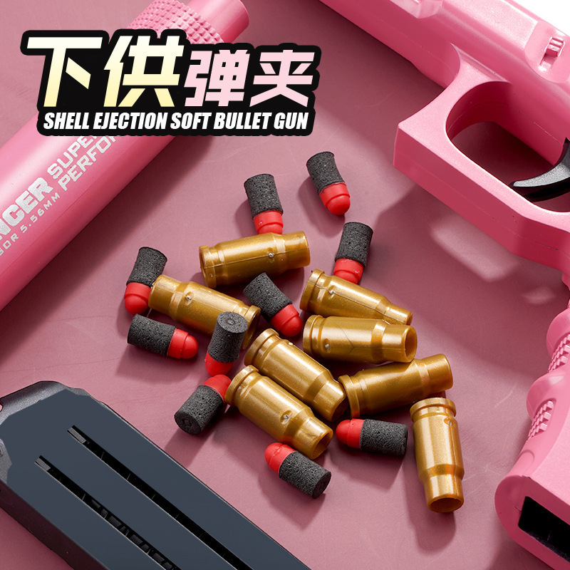 Soft bullet gun Colt M 1911 Toy Gun Shell Ejection Model Outdoor Shooting Games Blaster Gun for Kids