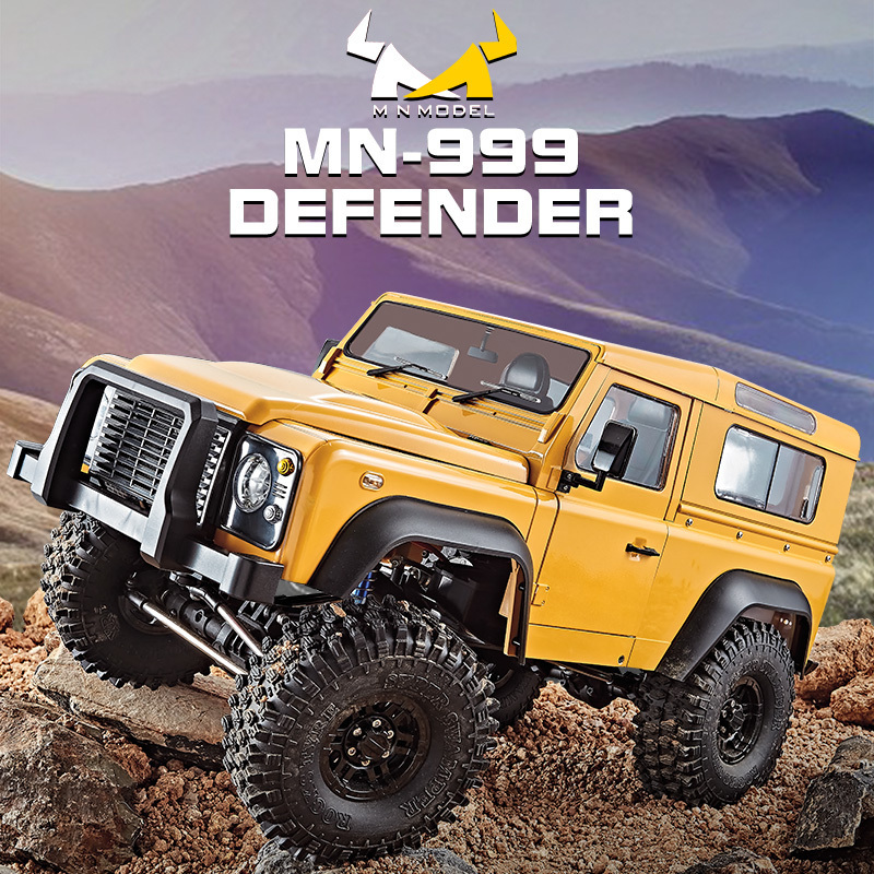 1/10 RC Car MN-999 Land Rover Defender 2.4G 4WD Radio Control Toys Rc Rock Crawler Radio Control Toys Car for Adult MN999