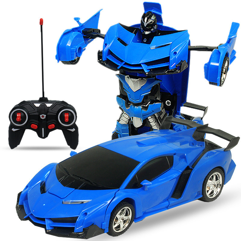 2.4G Remote Control Deformation Car 5CH Radio Control Car Transforming Electric Car Toys With Light