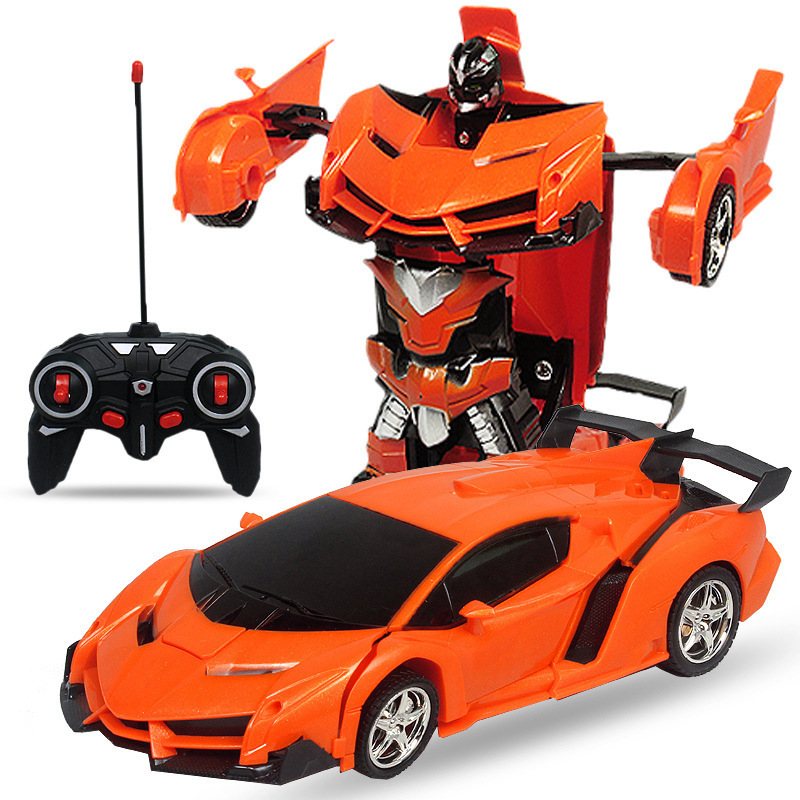 2.4G Remote Control Deformation Car 5CH Radio Control Car Transforming Electric Car Toys With Light