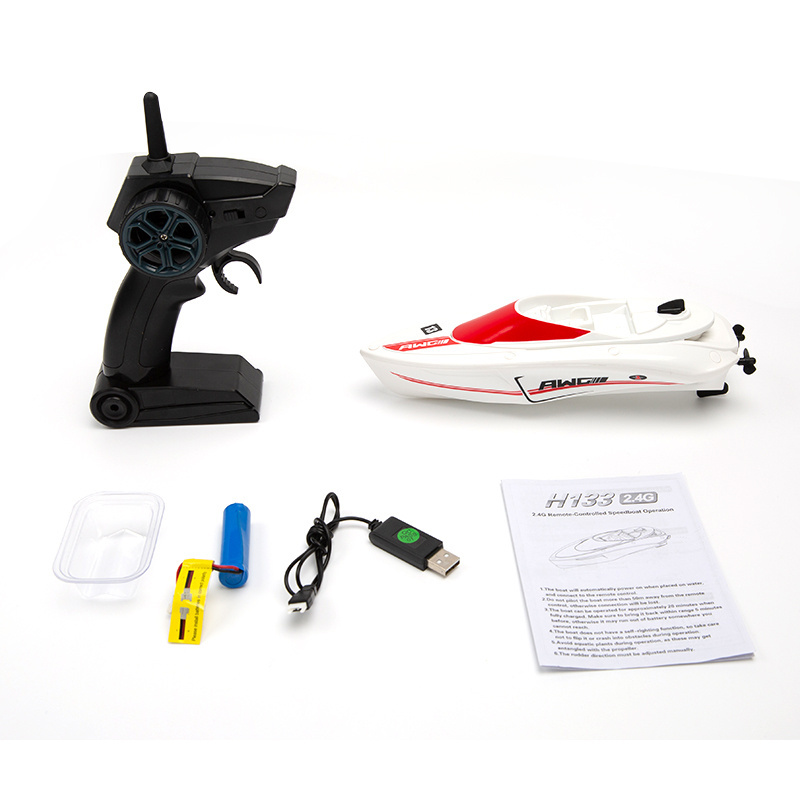 TKKJ H133 High Speed RC Boat Remote Control Racing Boat 180 Degree Flip 2.4G Radio Control Toys