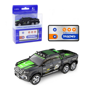 27 Styles 1/64 Adjustable Speed RC Car Remote Control Metal Mini RC Off-Road Truck Car with Light