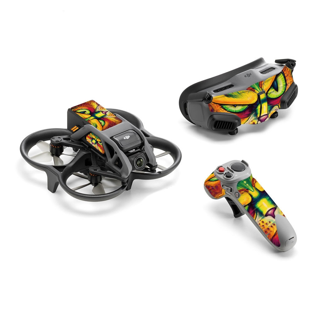 Sticker Set Suitable For DJI Avata Glasses GOGGLES 2 PVC Colorful Stickers Drones Accessories