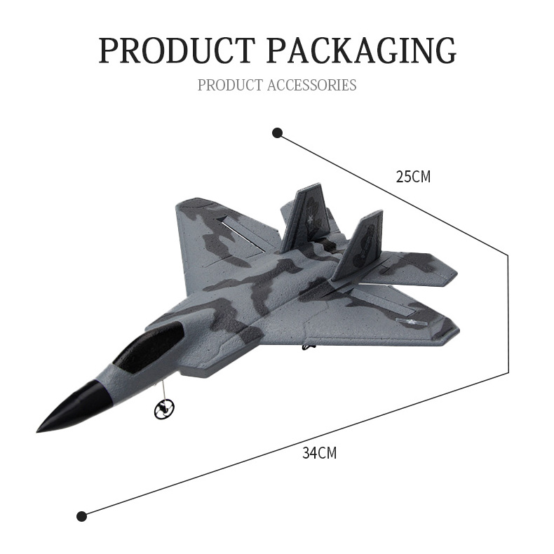 FX622 RC Plane Toys 2.4G EPP Foam RC Aircraft Plane Radio Control Fighter F22 Mini Glider Model