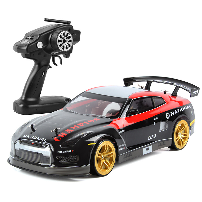 1:10 Scale 70Km/h Large Drift Car High Speed 4WD RC Car 2.4G Radio Control Toys With Light Electric Remote Control Racing Car