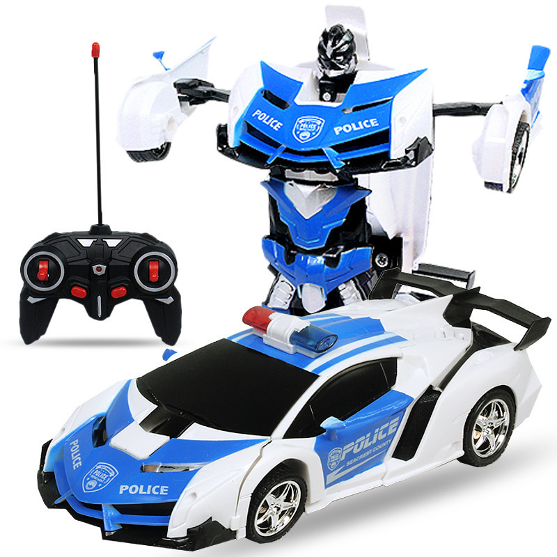 2.4G Remote Control Deformation Car 5CH Radio Control Car Transforming Electric Car Toys With Light