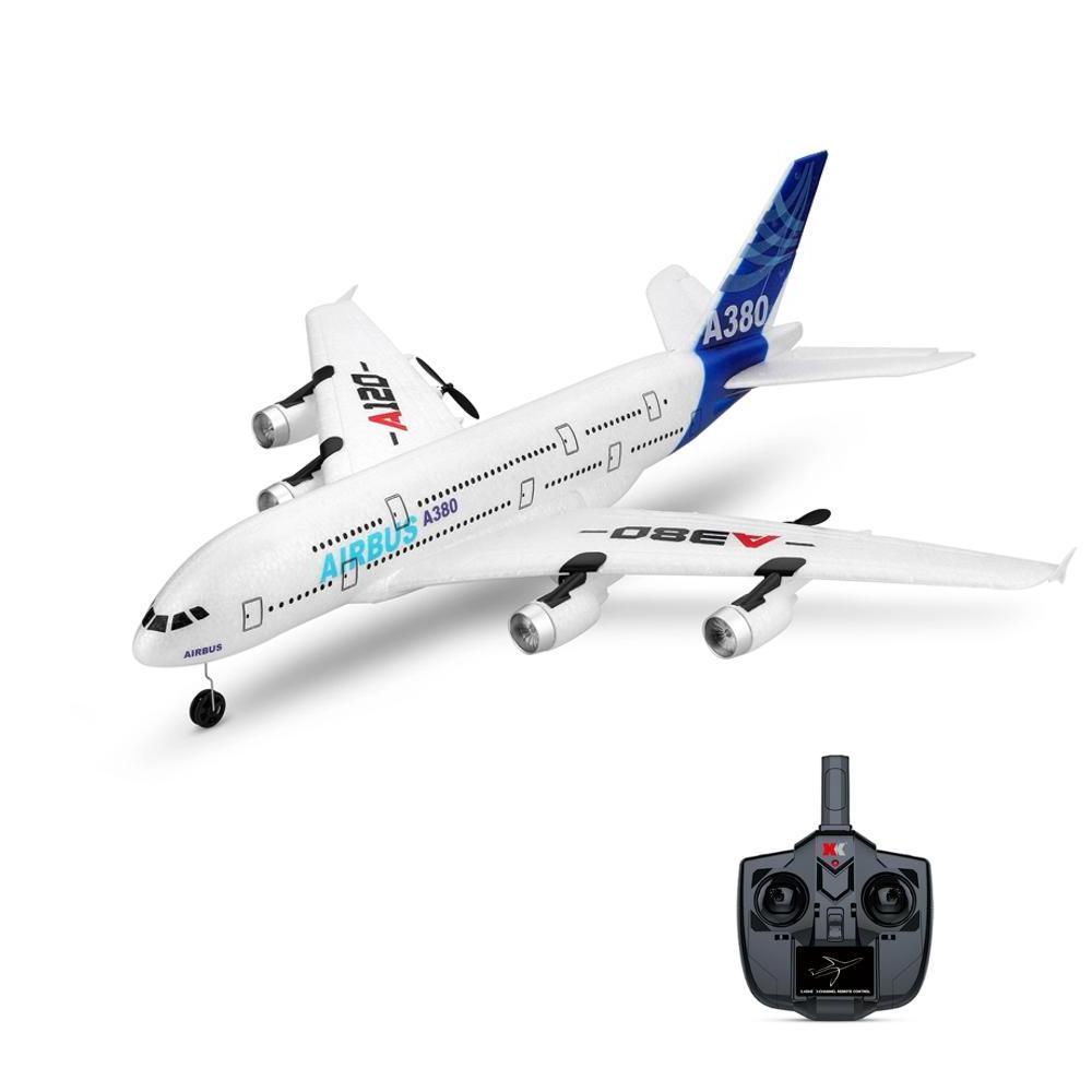 Wltoys XK A120 Airbus A380 Radio Control Toys 3CH 2.4G EPP RC plane RTF Aircraft Model Toy for Kids