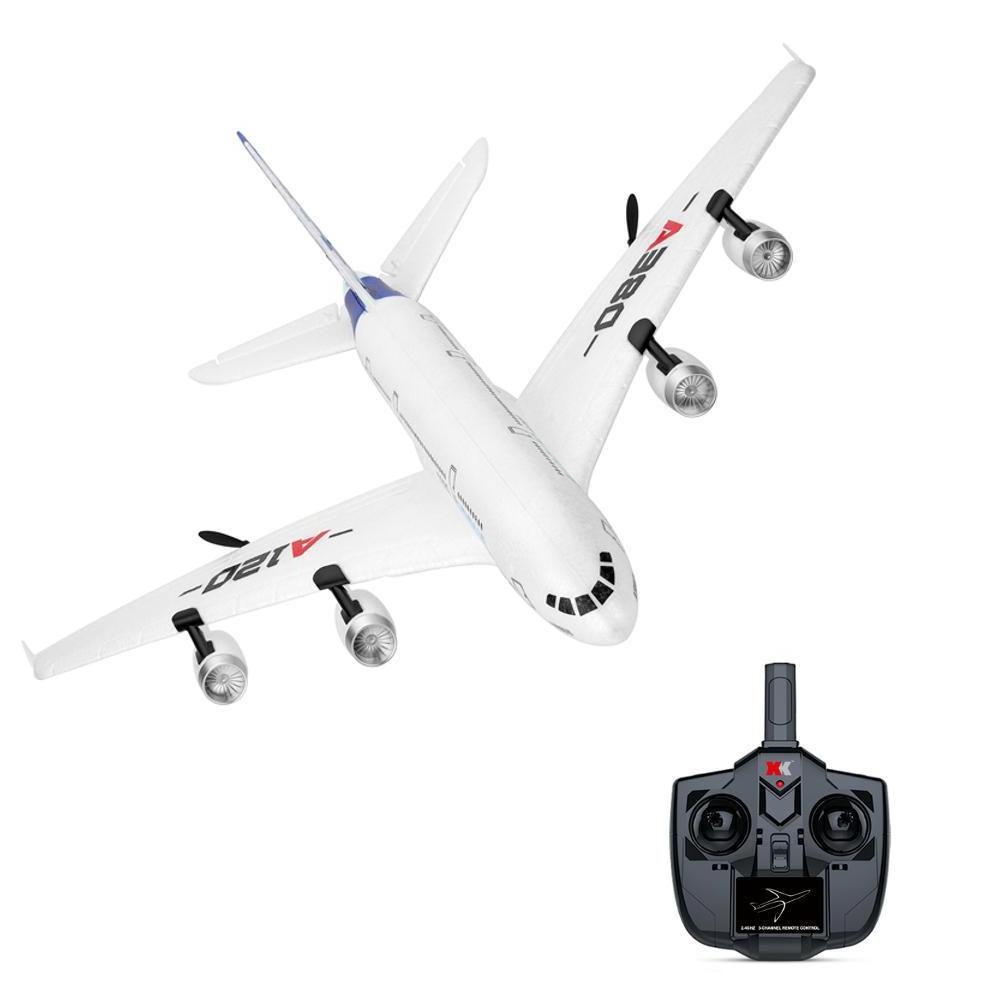 Wltoys XK A120 Airbus A380 Radio Control Toys 3CH 2.4G EPP RC plane RTF Aircraft Model Toy for Kids