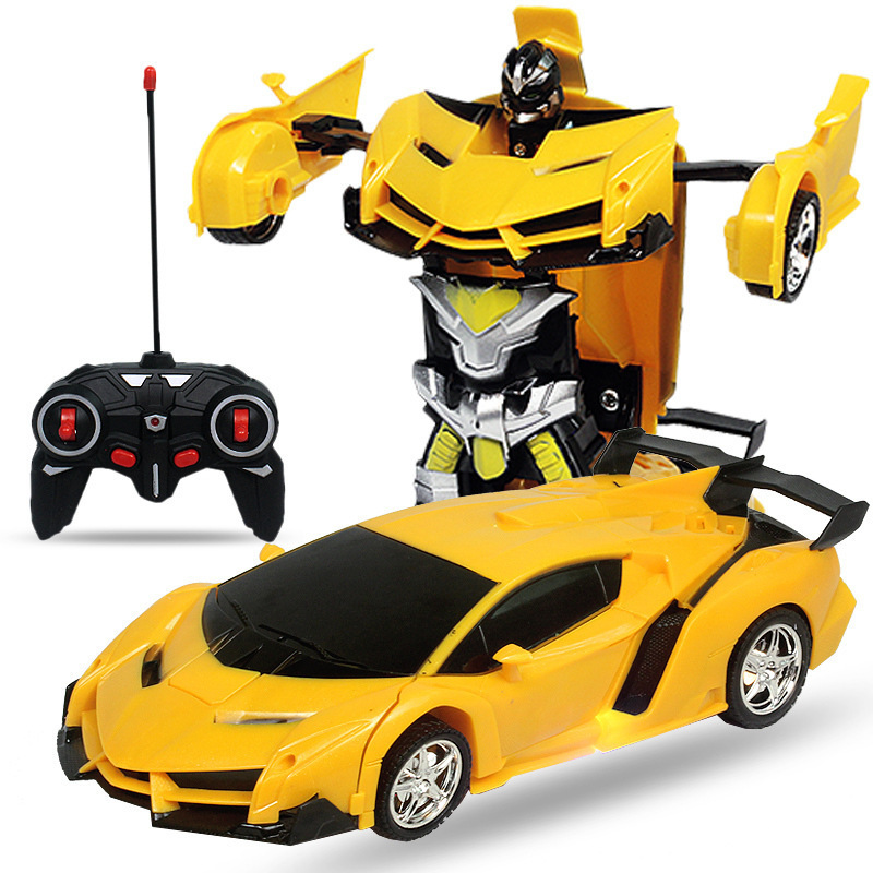 2.4G Remote Control Deformation Car 5CH Radio Control Car Transforming Electric Car Toys With Light