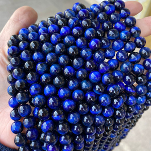 Wholesale Natural gemstone Tiger eyes beads Round loose stone bracelet jewelry 6 8 10 mm crystal beads for jewelry making