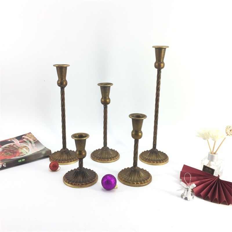 Wedding Candle Pillar Candle Holder For Home Decoration Handmade Candle Pillar Stands New Metal Lantern