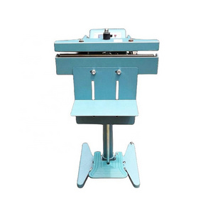 CHPSF-300X2 Aluminum Frame Direct Heating Foil Plastic Bag Vertical Foot Pedal Sealer Sealing Machine