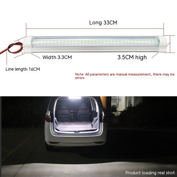 6.5W Car Reading Overhead Truck Light Panel LED Interior Light Bar Ambient Lighting Car Interior Lamp