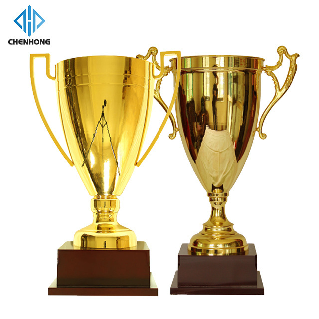 Manufacturer Custom Logo Creative Award Cup World Sports Medals And Trophies Gold Silver Metal Sport Metal Trophy For Champions