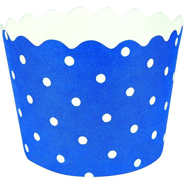 50-Pack Muffin Cups Baking Paper Cup Cupcake Muffins Liners Red and White Dot Baking Cups, Bottom Dia 1.97 Inch