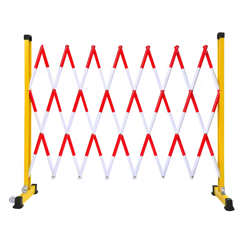 Traffic warning barriers Mobile Safety Barrier Gate barricade construction temporary retractable fencing panel for events