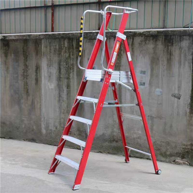 telescopic ladder fiberglass 11 ft telescoping multi-position fiberglass telescopic ladder