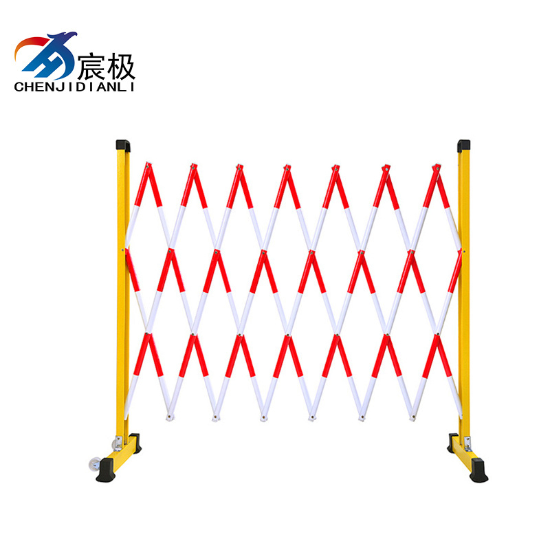 Customized Size Retractable Traffic Fence Folding Outdoor Expandable Mobile Safety Barricade