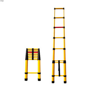 Factory High Quality Glass Fiber Telescopic Ladder Safety Single Side Ladder