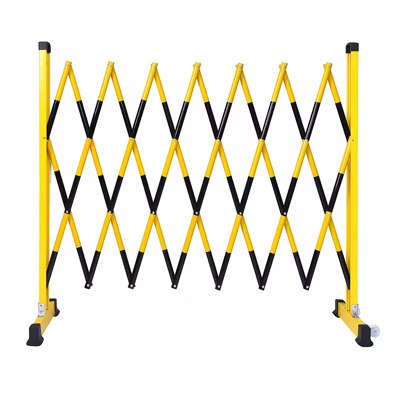 Traffic warning barriers Mobile Safety Barrier Gate barricade construction temporary retractable fencing panel for events